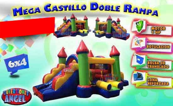 Mega Castillo Doble Rampa 6x4